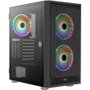 Aerocool Graphite V3 Carcasa Gaming Semitorre con 3 Ventiladores ARGB